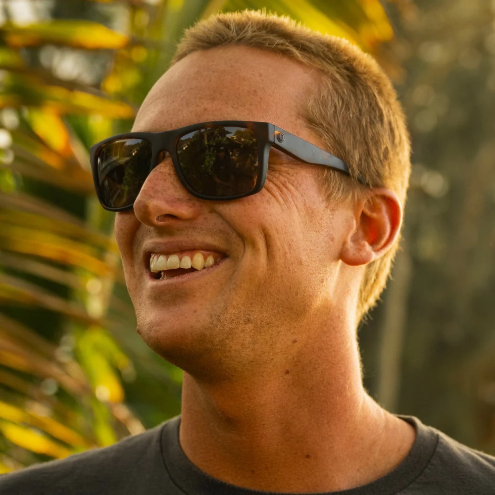 Electric Family Black Sunglasses with Dark Lenses